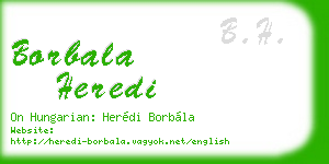 borbala heredi business card